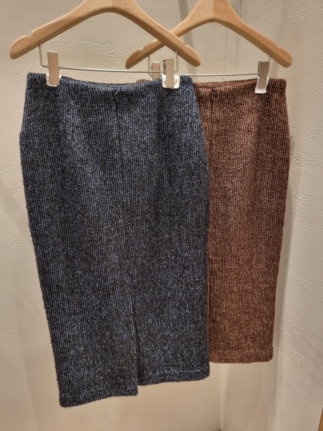 ツイードウール混Hライン(ロング丈)スカート | 詳細画像15