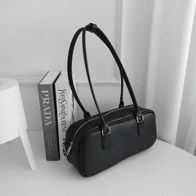 レザー調シンプルショルダーバッグ | 詳細画像4