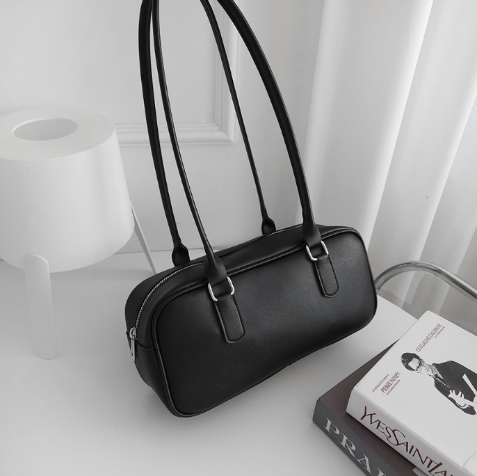 レザー調シンプルショルダーバッグ | 詳細画像5