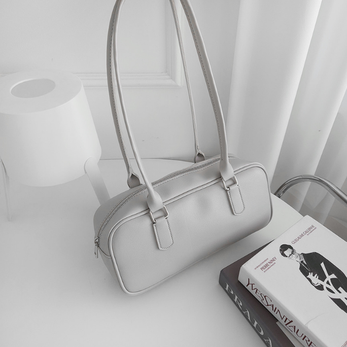 レザー調シンプルショルダーバッグ | 詳細画像13