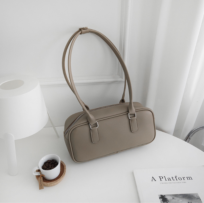 レザー調シンプルショルダーバッグ | 詳細画像22