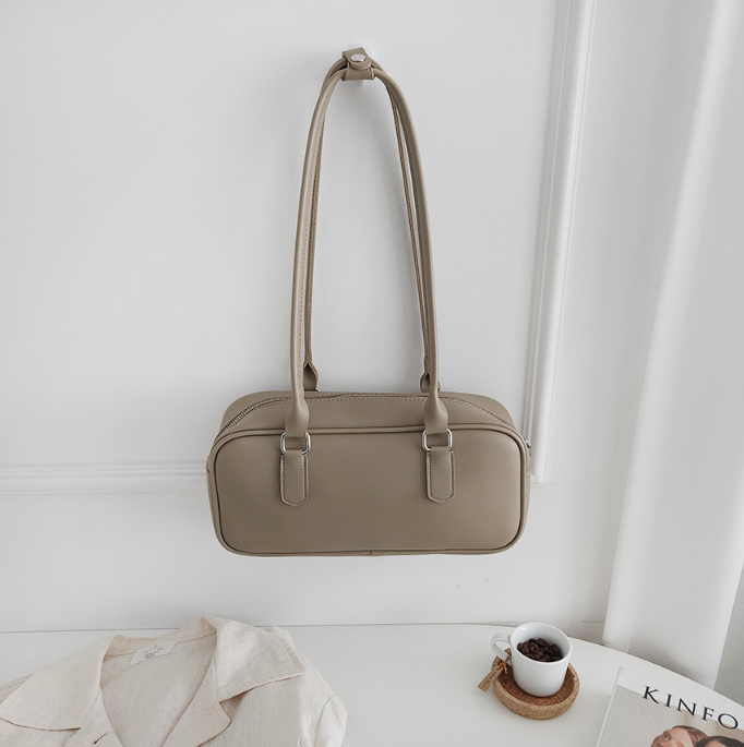 レザー調シンプルショルダーバッグ | 詳細画像25