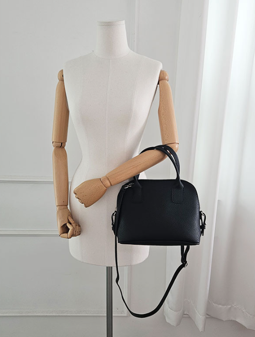 レザー調シンプルショルダーバッグ | 詳細画像3