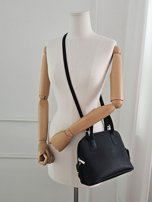 レザー調シンプルショルダーバッグ | 詳細画像4
