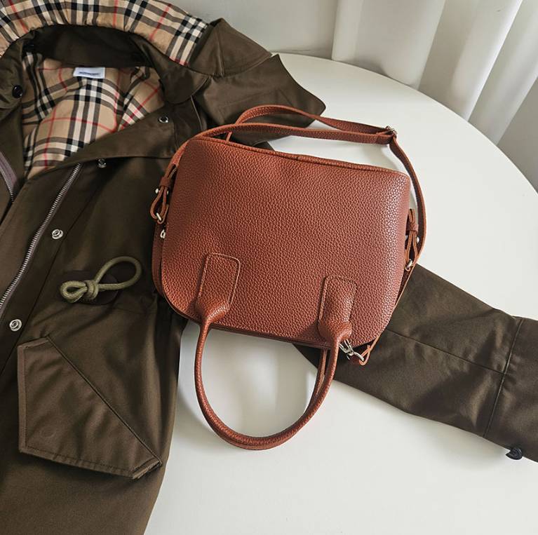 レザー調シンプルショルダーバッグ | 詳細画像27