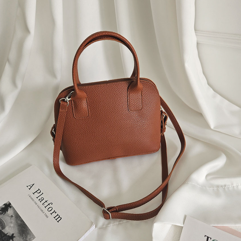 レザー調シンプルショルダーバッグ | 詳細画像28