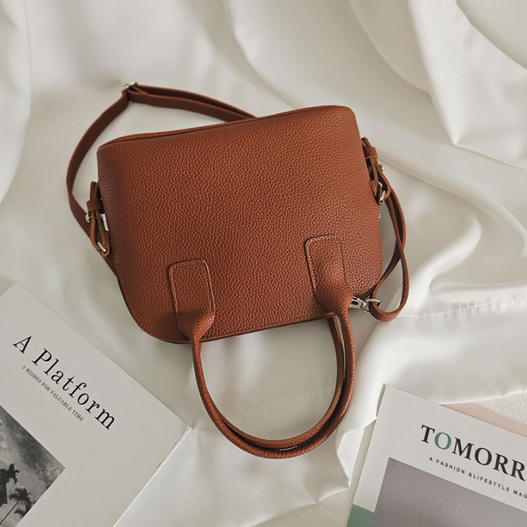 レザー調シンプルショルダーバッグ | 詳細画像30