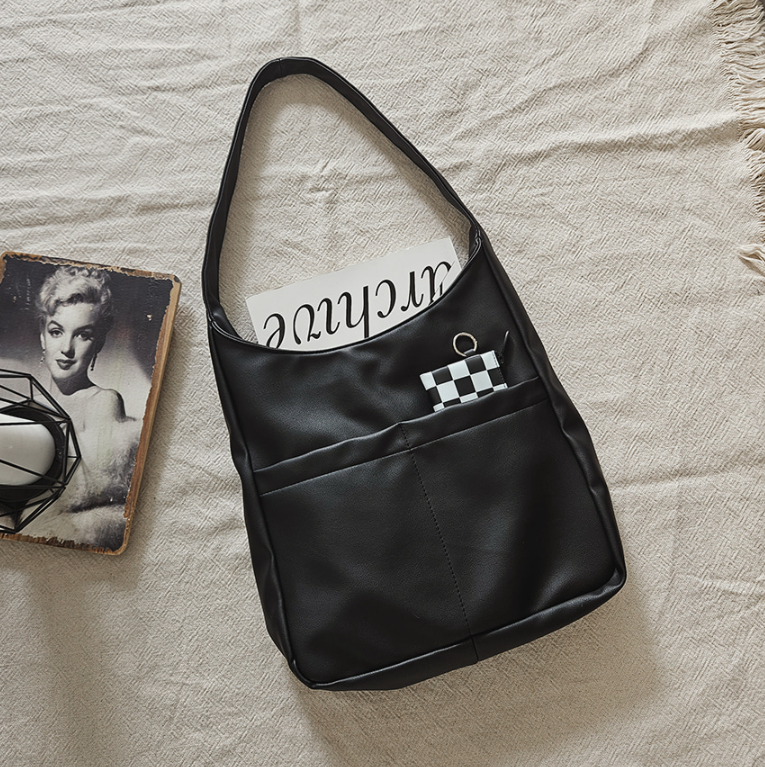 ポケットベーシックビッグショルダーバッグ | 詳細画像7