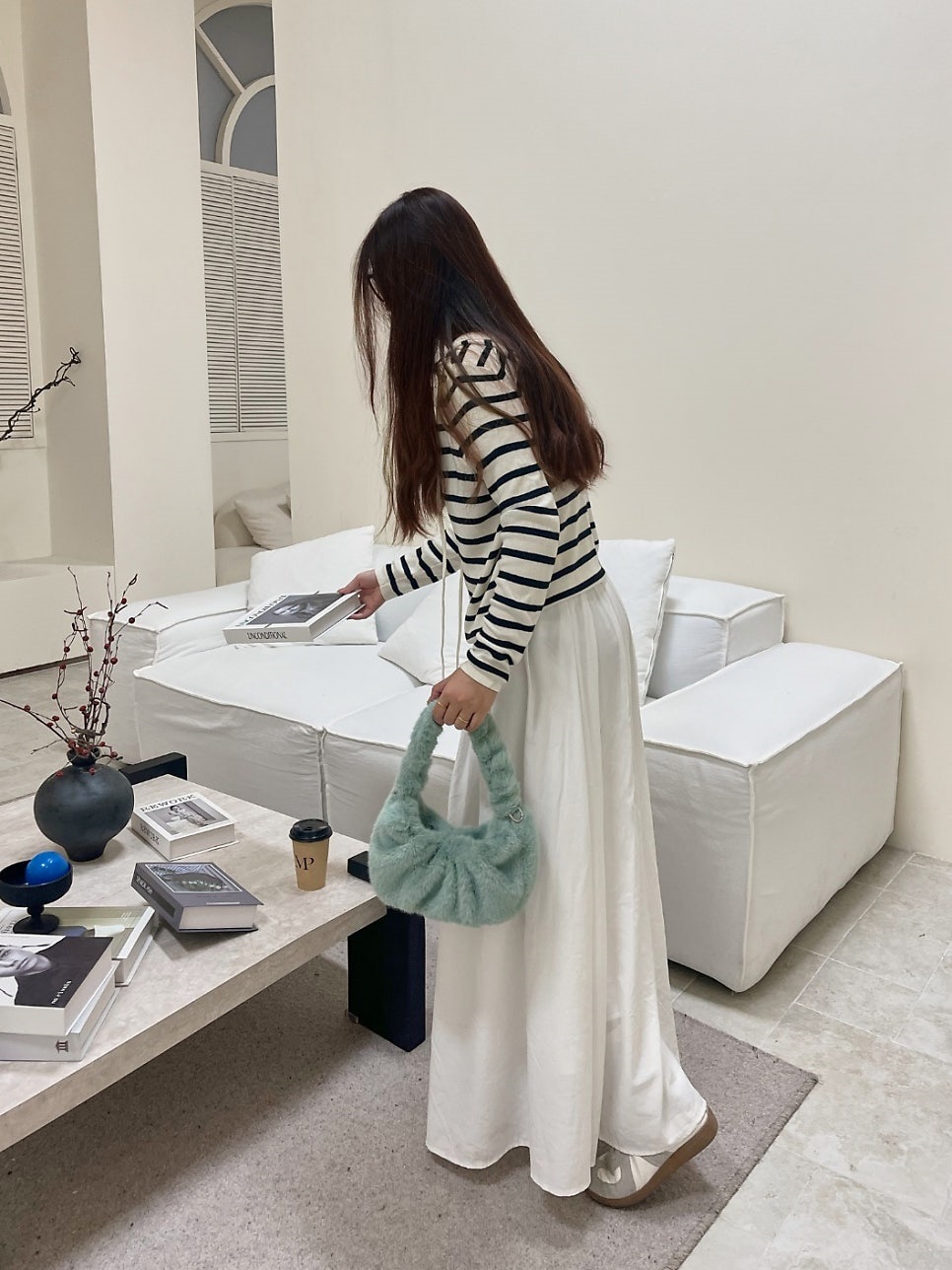 エコファーシャーリングトートバッグストラップ付 | 詳細画像10