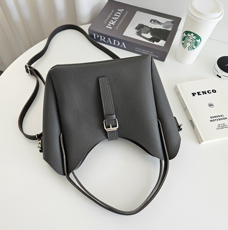 バックルトートバッグショルダーバッグストラップ付 | 詳細画像19