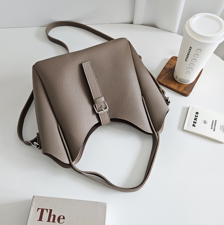 バックルトートバッグショルダーバッグストラップ付 | 詳細画像23