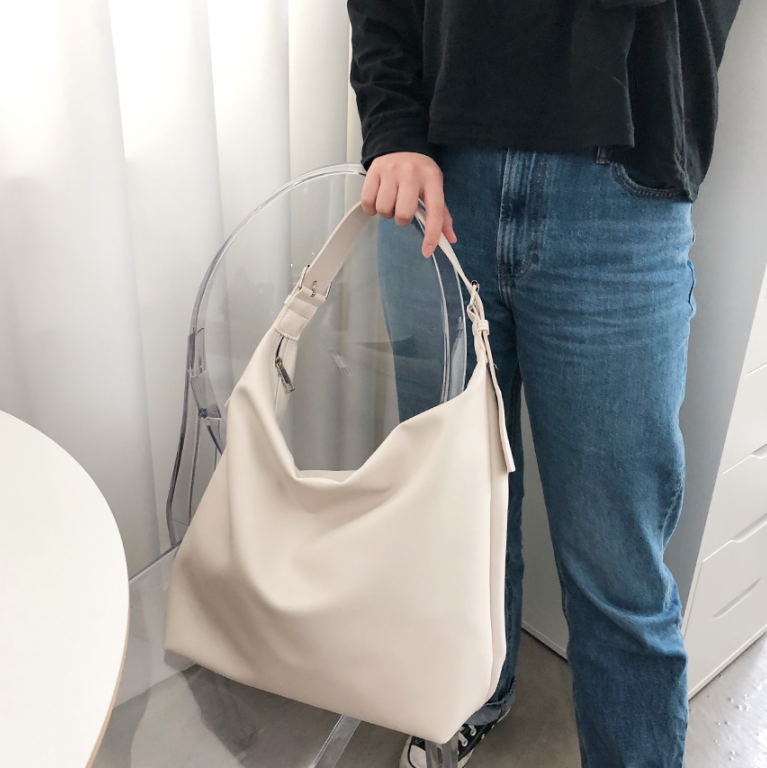 レザー調ビッグショルダーバッグ | 詳細画像9