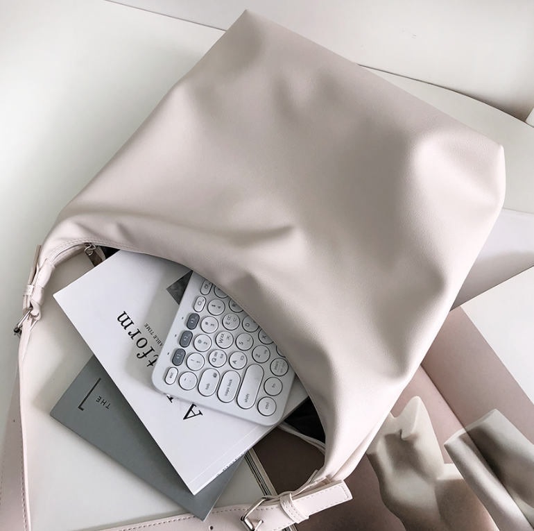 レザー調ビッグショルダーバッグ | 詳細画像20