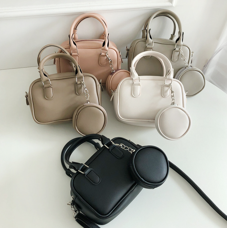 ミニトートバッグショルダーバッグストラップ付ポーチ付 | 詳細画像2