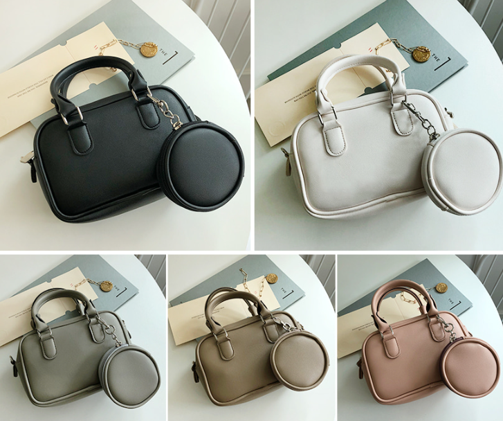 ミニトートバッグショルダーバッグストラップ付ポーチ付 | 詳細画像3