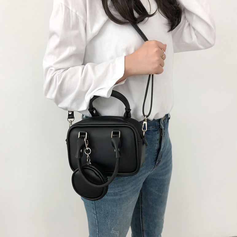 ミニトートバッグショルダーバッグストラップ付ポーチ付 | 詳細画像6