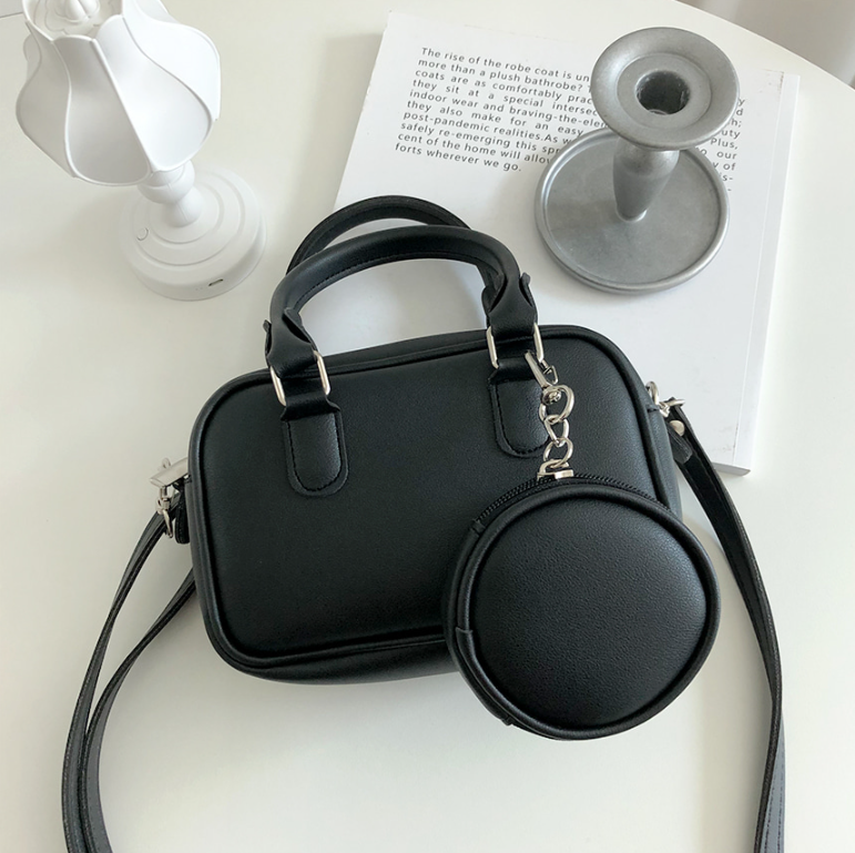 ミニトートバッグショルダーバッグストラップ付ポーチ付 | 詳細画像9