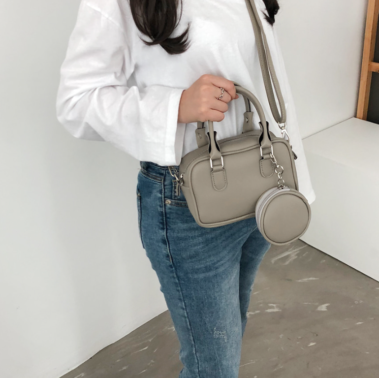 ミニトートバッグショルダーバッグストラップ付ポーチ付 | 詳細画像15