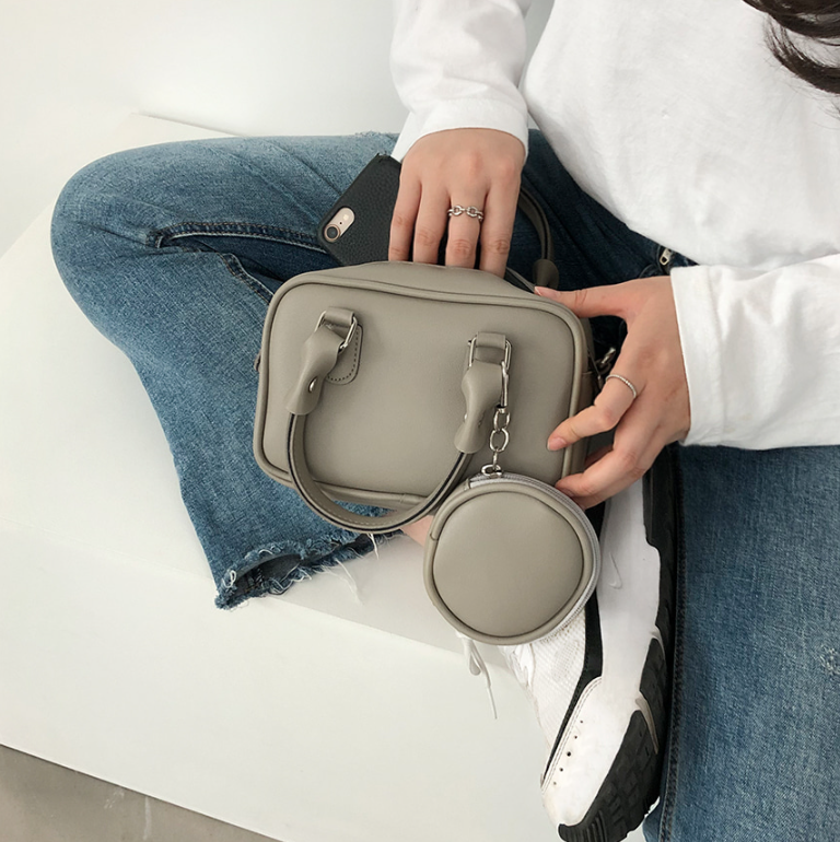 ミニトートバッグショルダーバッグストラップ付ポーチ付 | 詳細画像16