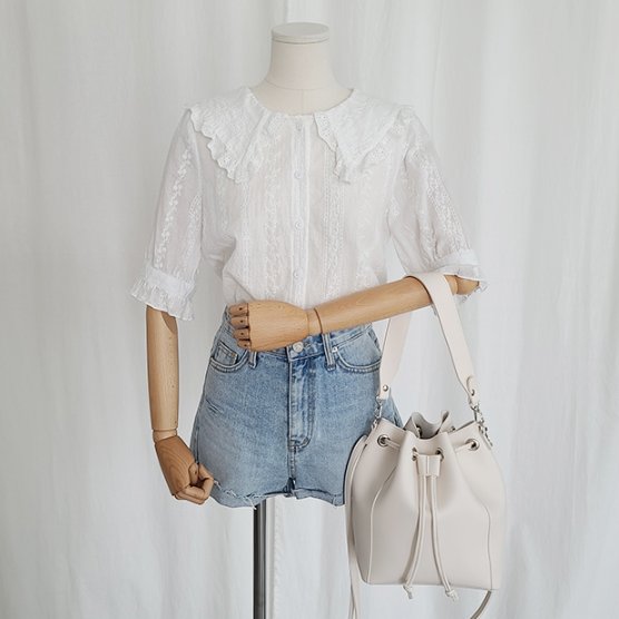 レザー調ショルダーバッグトートバッグ2WAYストラップセット(バックルあり) | 詳細画像3