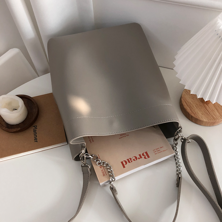 レザー調チェーンショルダーバッグトートバッグ2WAYストラップセット(バックルあり) | 詳細画像14