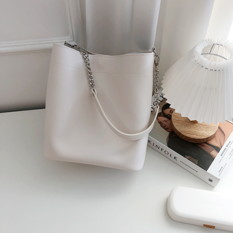 レザー調チェーンショルダーバッグトートバッグ2WAYストラップセット(バックルあり) | 詳細画像19