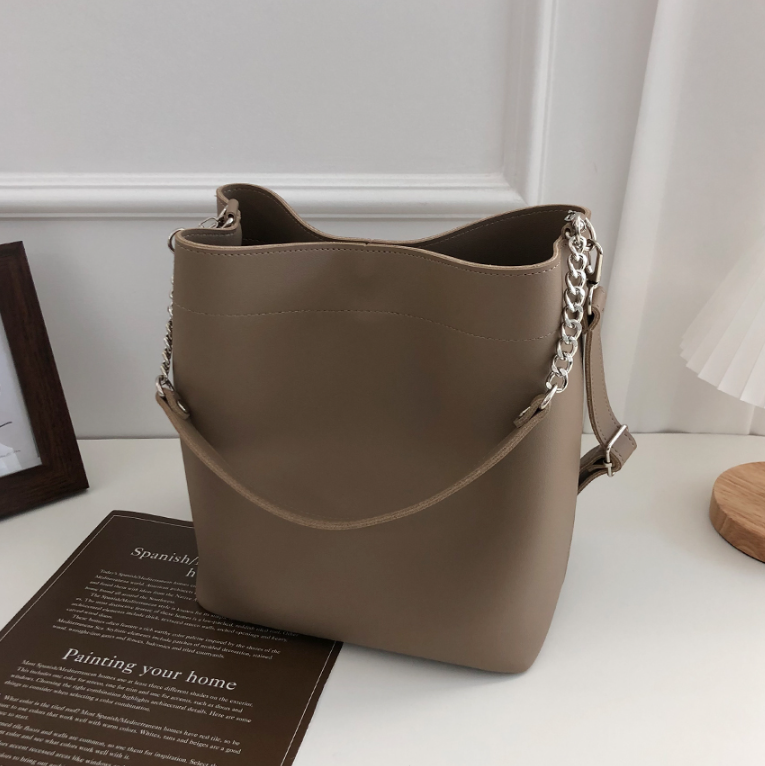 レザー調チェーンショルダーバッグトートバッグ2WAYストラップセット(バックルあり) | 詳細画像28