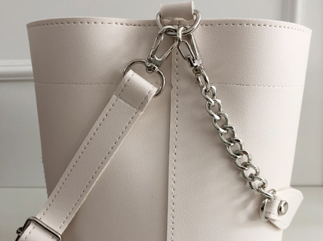 レザー調チェーンショルダーバッグトートバッグ2WAYストラップセット(バックルあり) | 詳細画像37