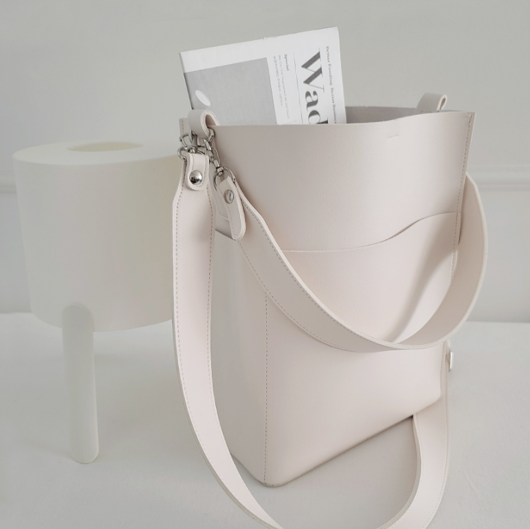 レザー調ショルダーバッグトートバッグ2WAYストラップセット(バックルあり) | 詳細画像9