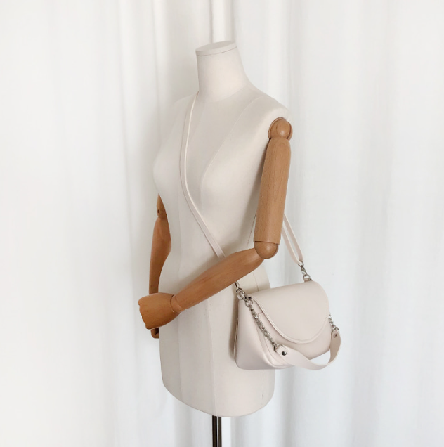 レザー調ショルダーバッグトートバッグ2WAYストラップセット(バックルあり) | 詳細画像5