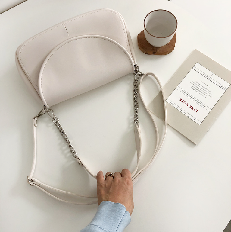 レザー調ショルダーバッグトートバッグ2WAYストラップセット(バックルあり) | 詳細画像11