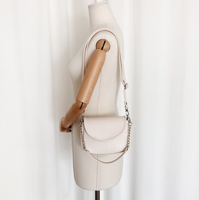 レザー調ショルダーバッグトートバッグ2WAYストラップセット(バックルあり) | 詳細画像3