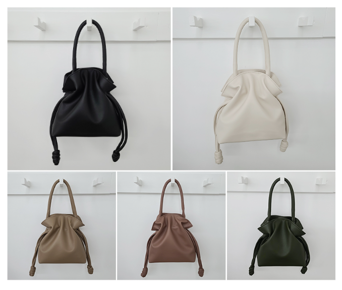 レザー調ショルダーバッグトートバッグ2WAYストラップ付 | 詳細画像3