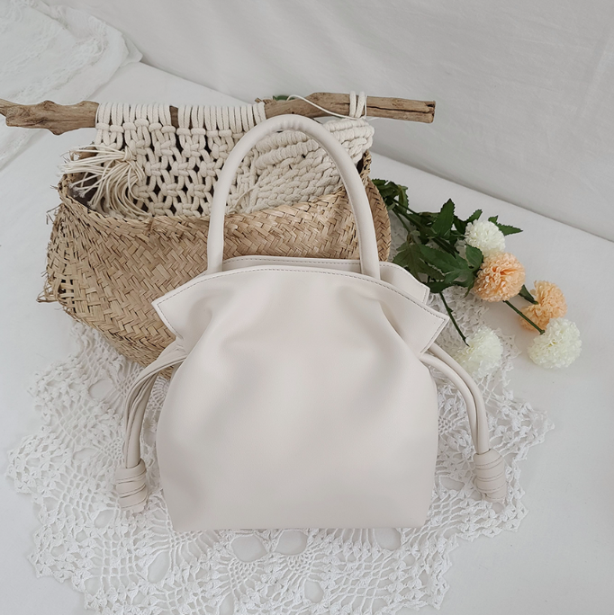 レザー調ショルダーバッグトートバッグ2WAYストラップ付 | 詳細画像9