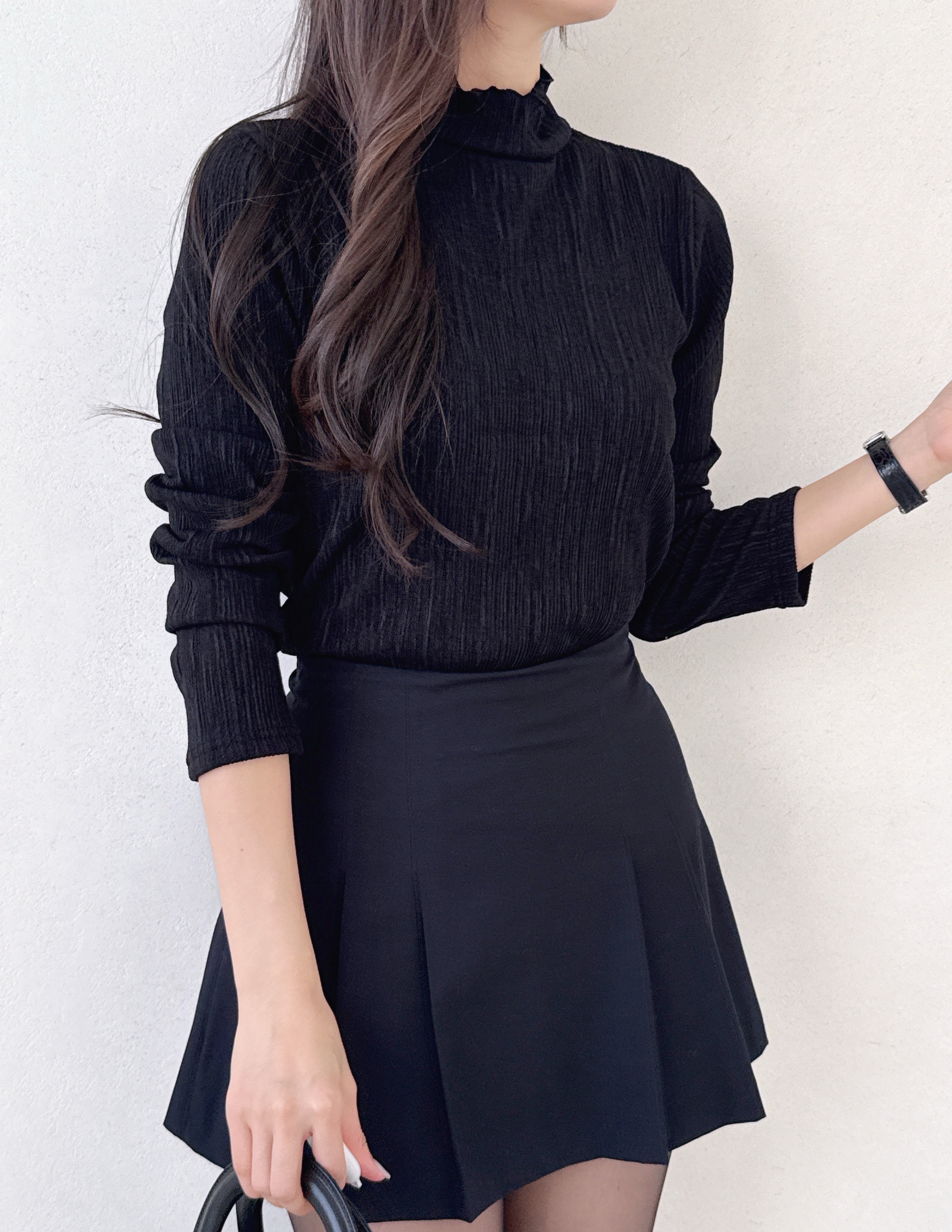 タートルネックスリム長袖Tシャツ | 詳細画像9