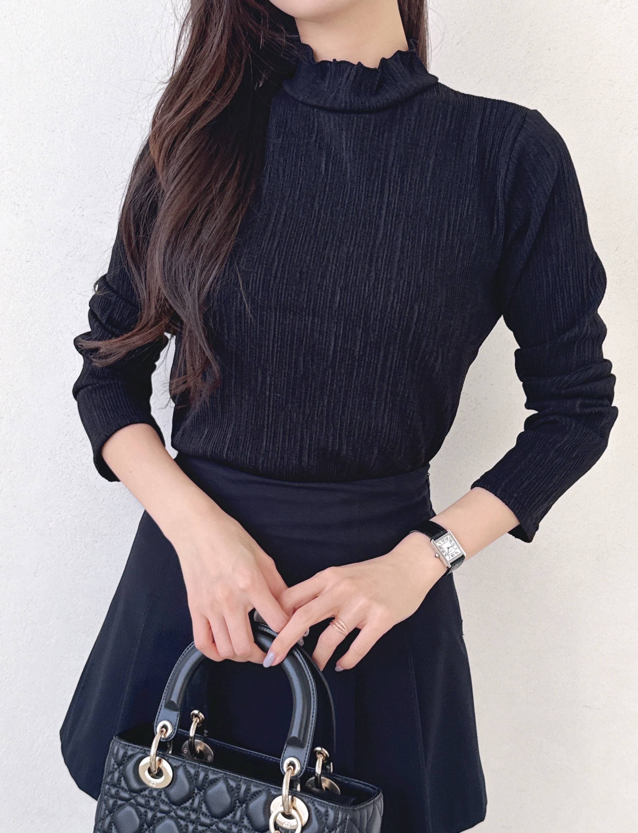 タートルネックスリム長袖Tシャツ | 詳細画像10