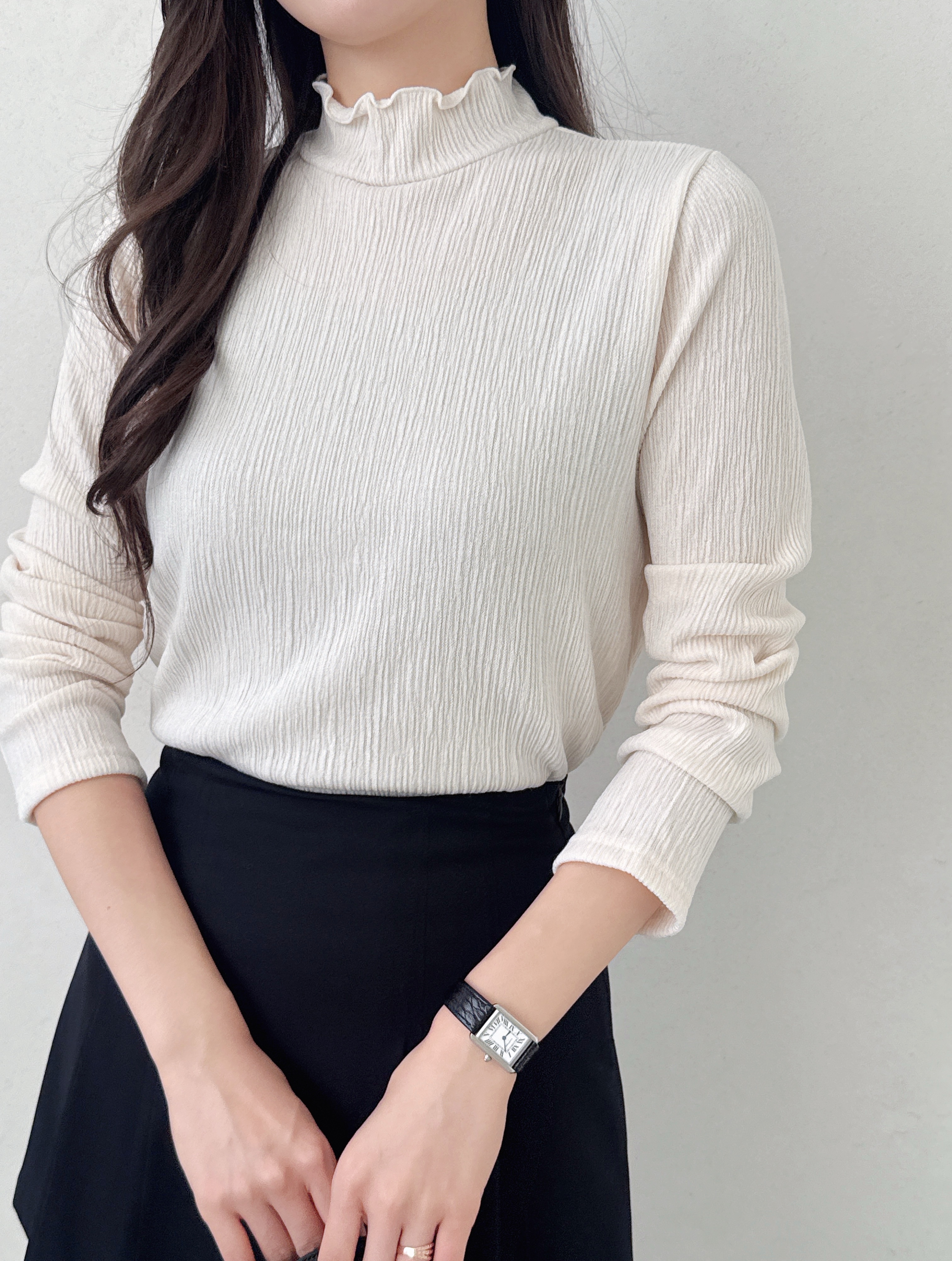 タートルネックスリム長袖Tシャツ | 詳細画像15