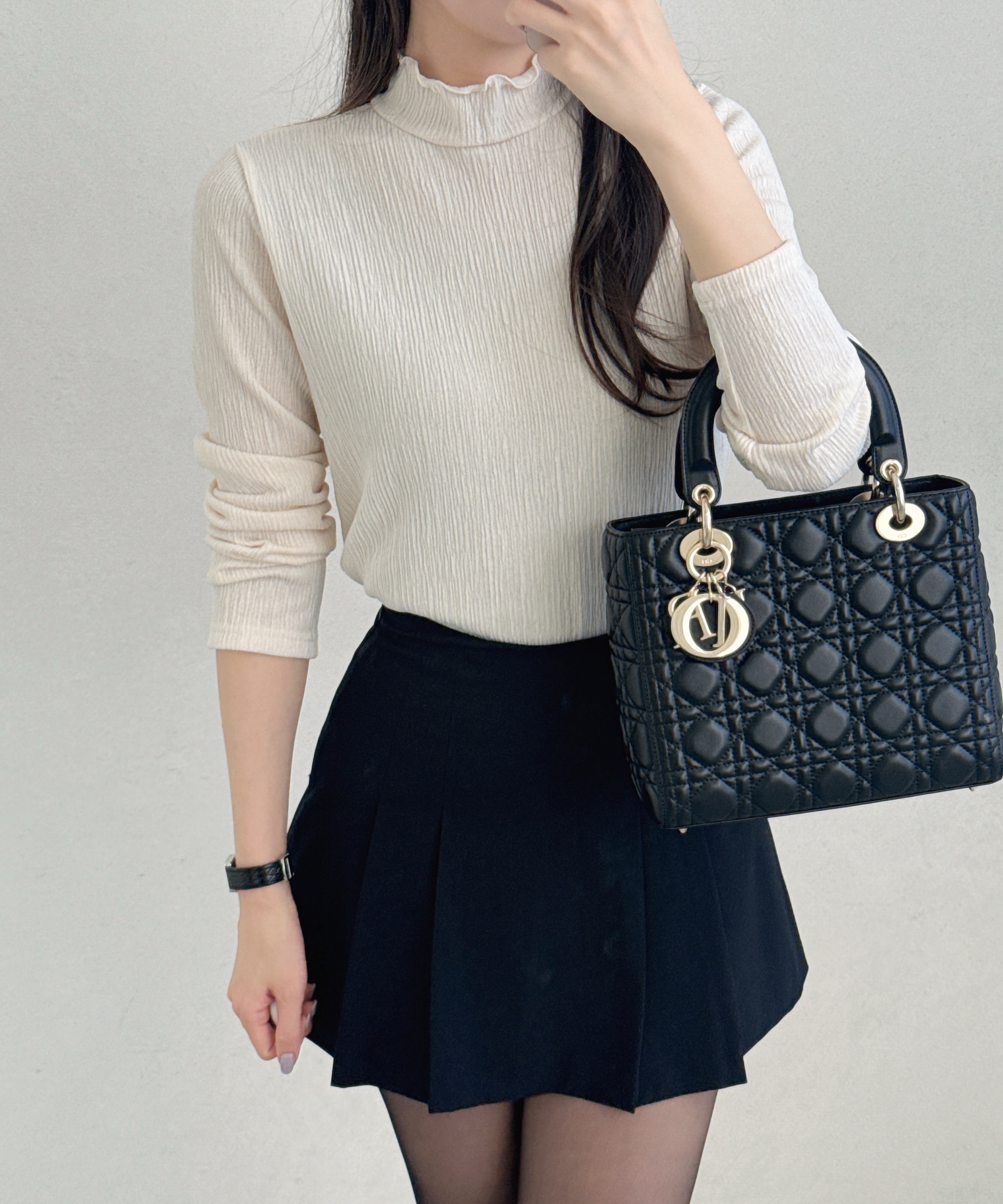 タートルネックスリム長袖Tシャツ | 詳細画像3