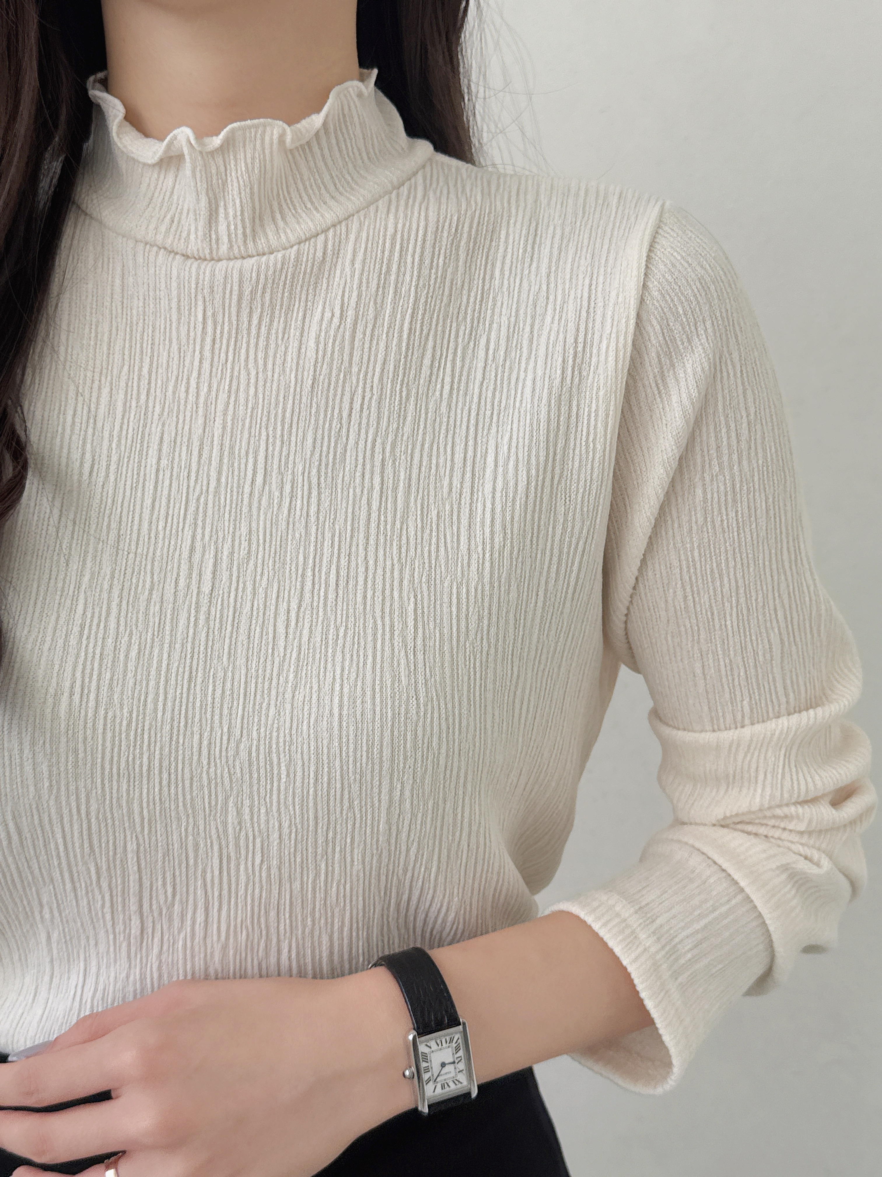 タートルネックスリム長袖Tシャツ | 詳細画像13