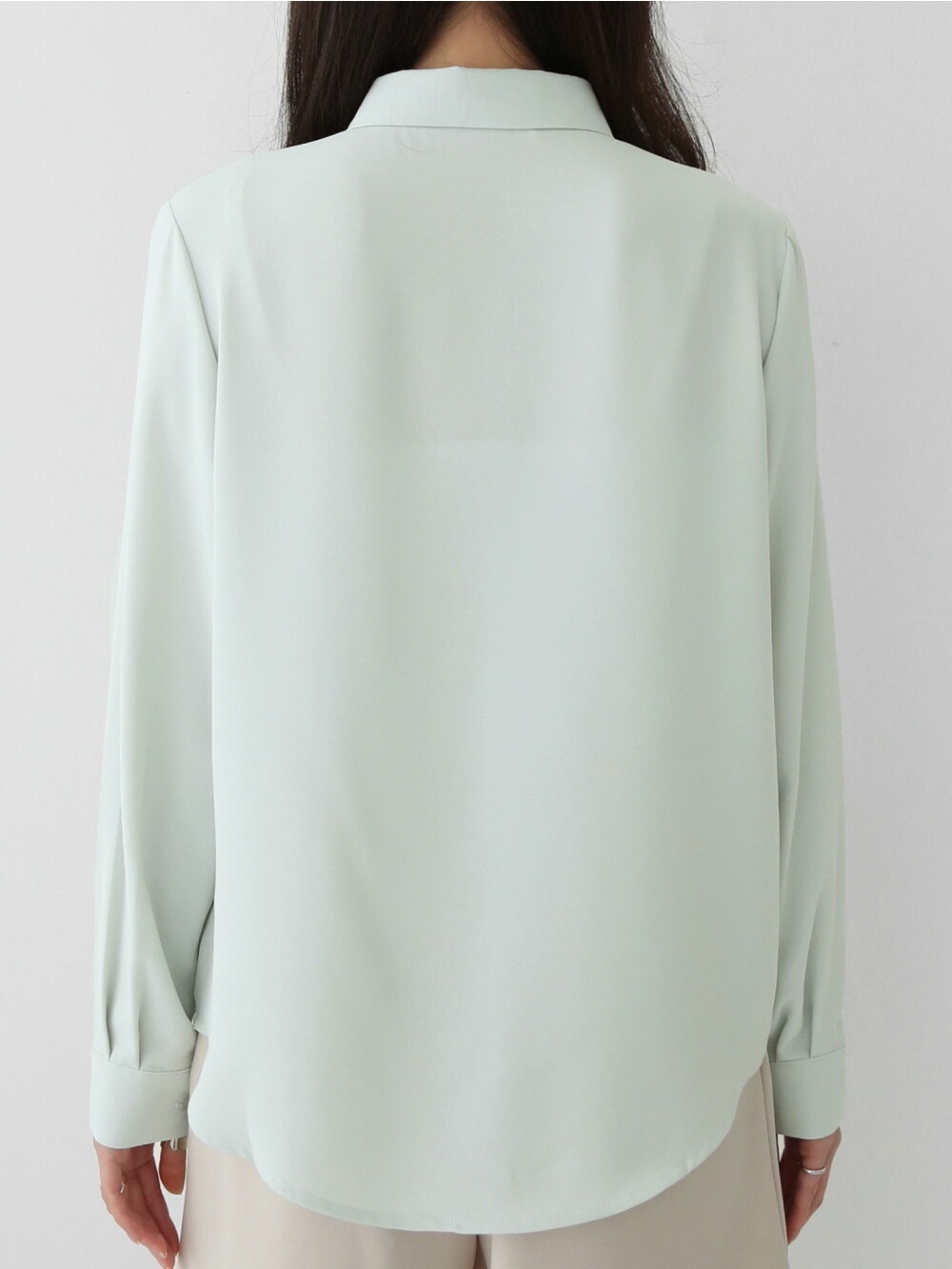 ボタンカラーベーシック長袖ブラウス | 詳細画像16