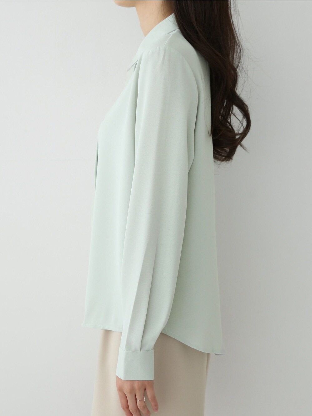 ボタンカラーベーシック長袖ブラウス | 詳細画像17