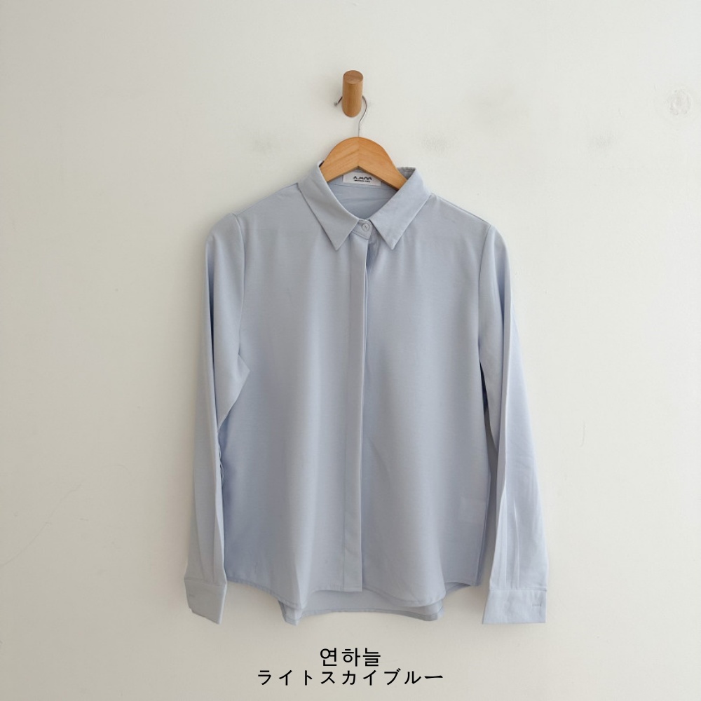 ボタンカラーベーシック長袖ブラウス | 詳細画像21