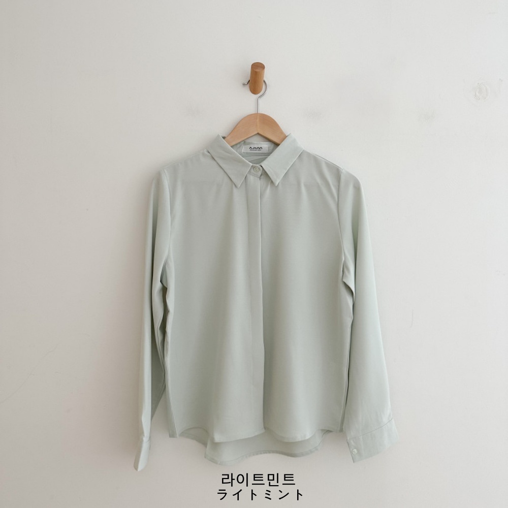 ボタンカラーベーシック長袖ブラウス | 詳細画像24