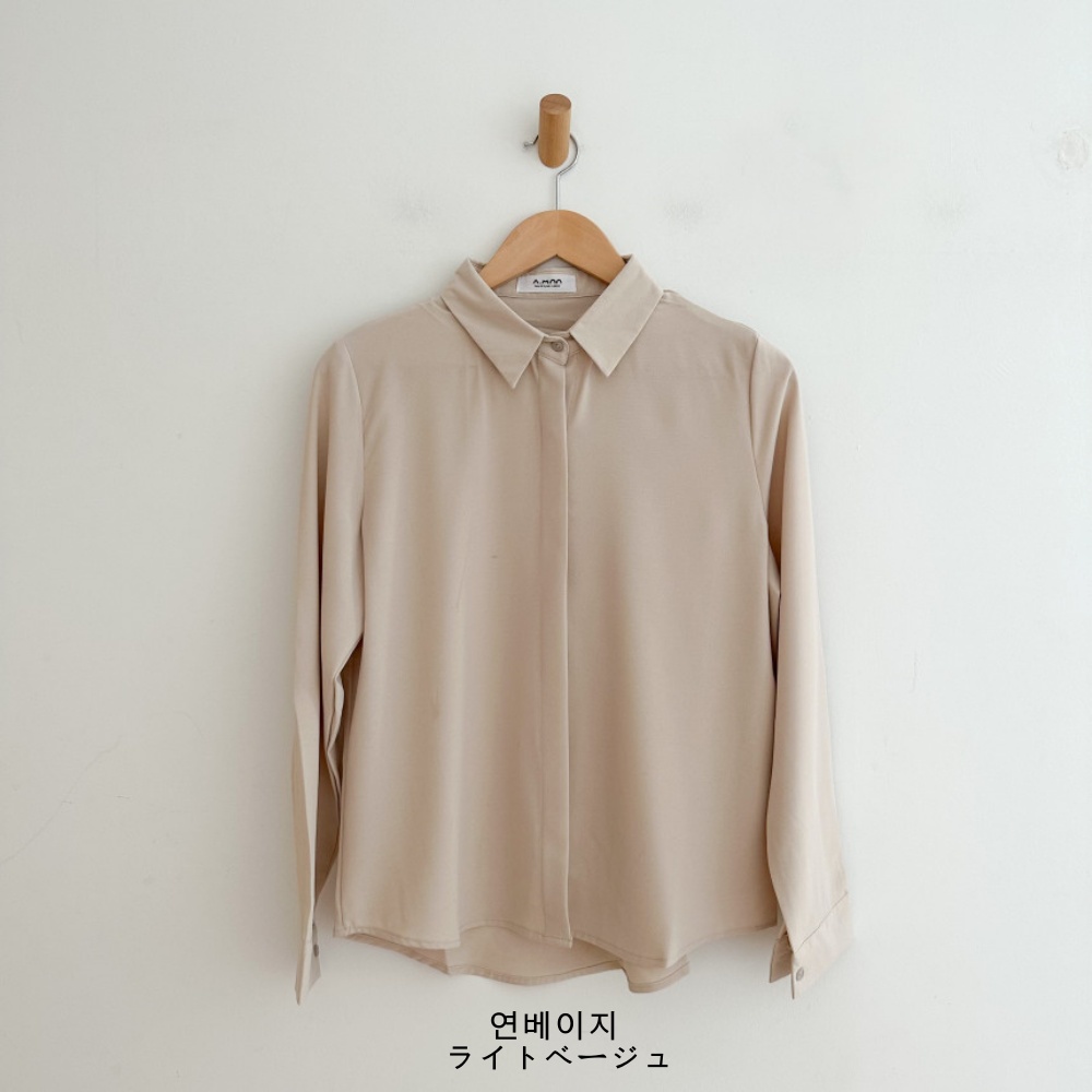 ボタンカラーベーシック長袖ブラウス | 詳細画像25