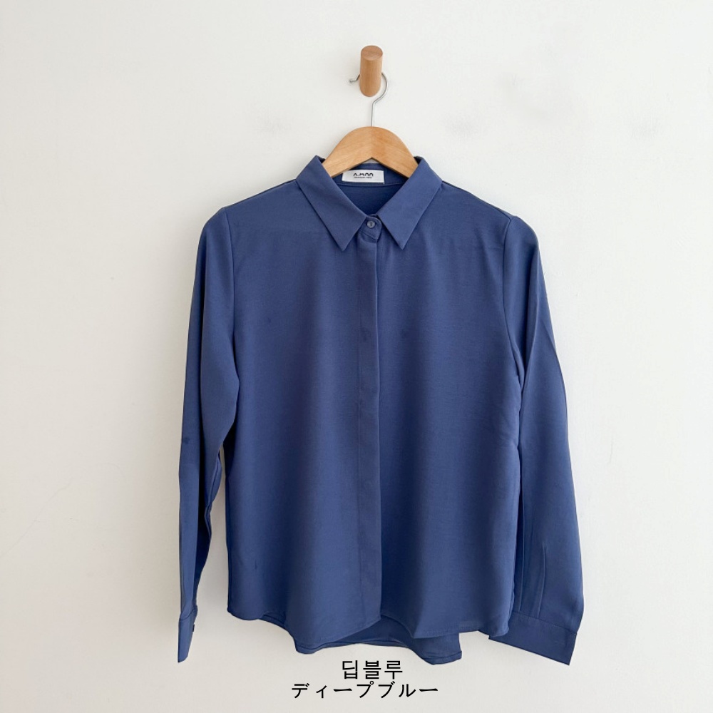 ボタンカラーベーシック長袖ブラウス | 詳細画像26