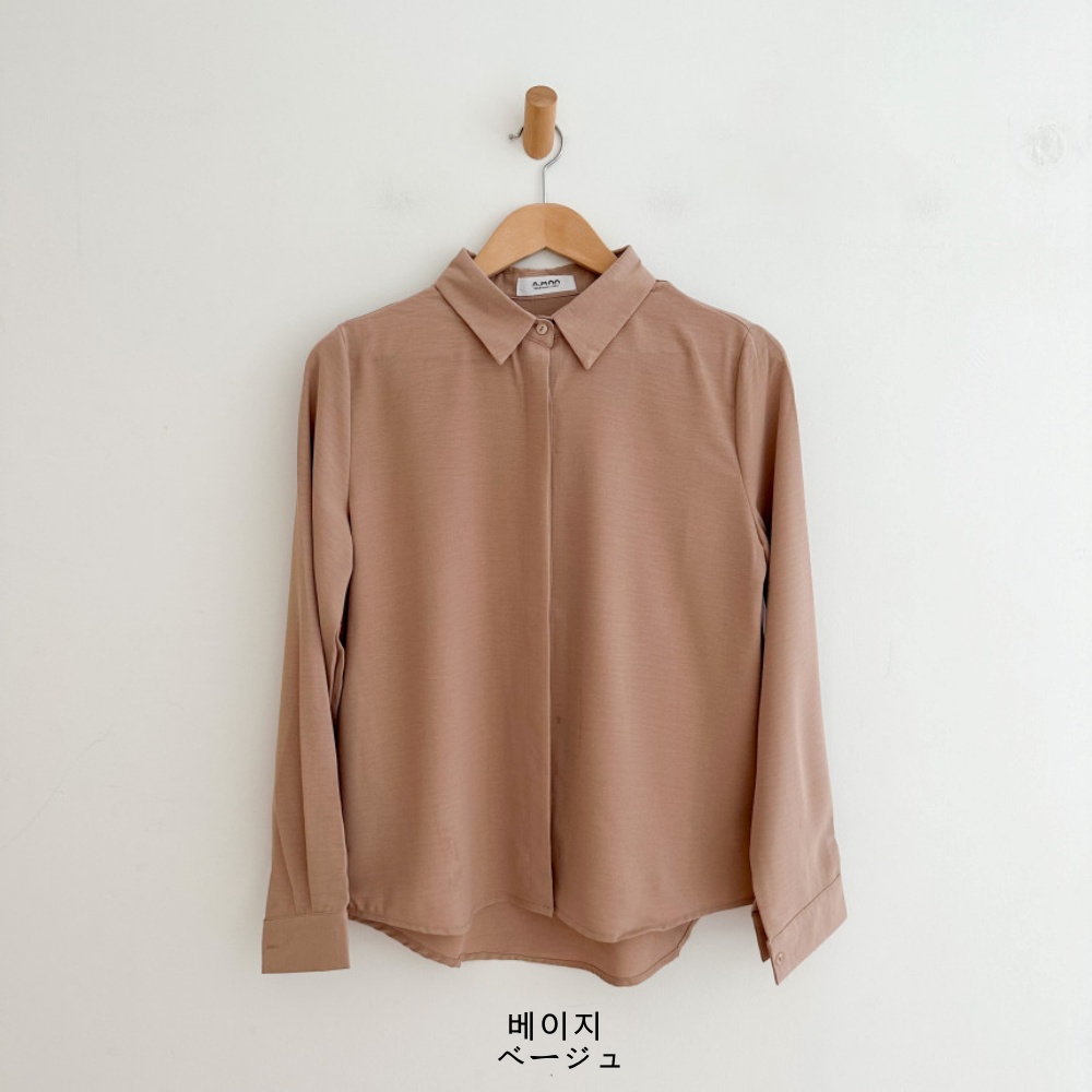 ボタンカラーベーシック長袖ブラウス | 詳細画像28