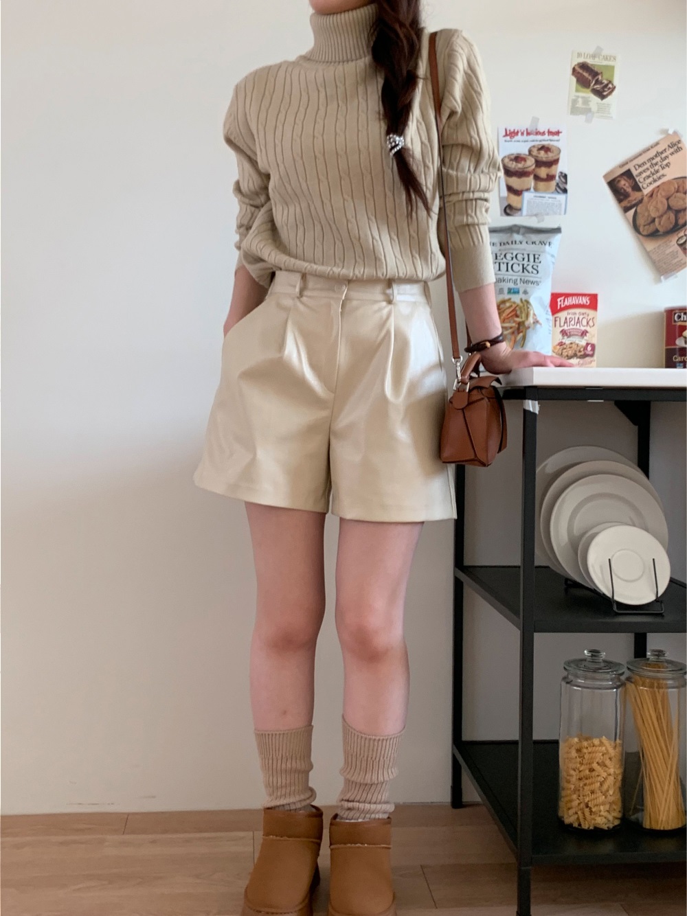 タートルネック長袖ケーブルニット | 詳細画像5