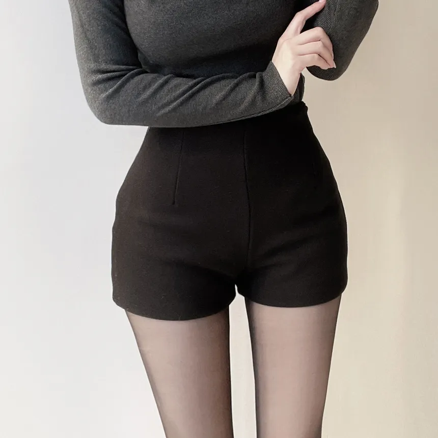 ハイウエストショートサイドジップパンツ | mirangmirang | 詳細画像2