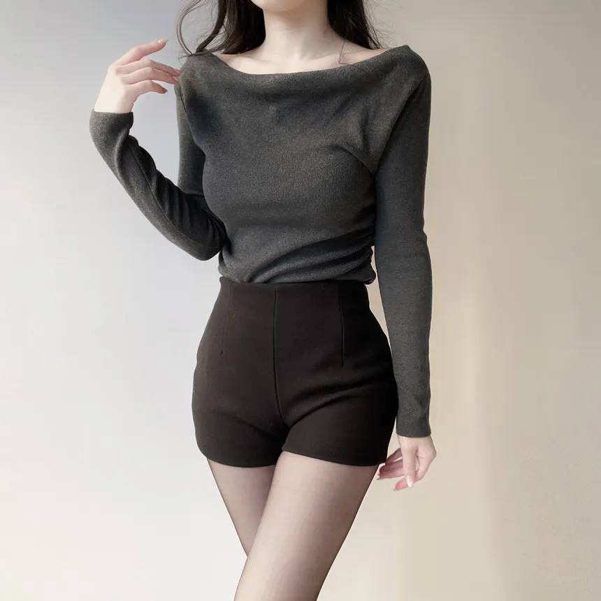 ハイウエストショートサイドジップパンツ | mirangmirang | 詳細画像6