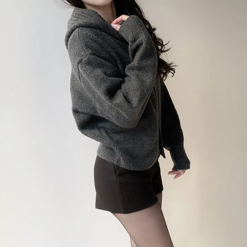 ハイウエストショートサイドジップパンツ | mirangmirang | 詳細画像9